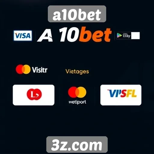 Métodos de pagamento disponíveis no A10bet